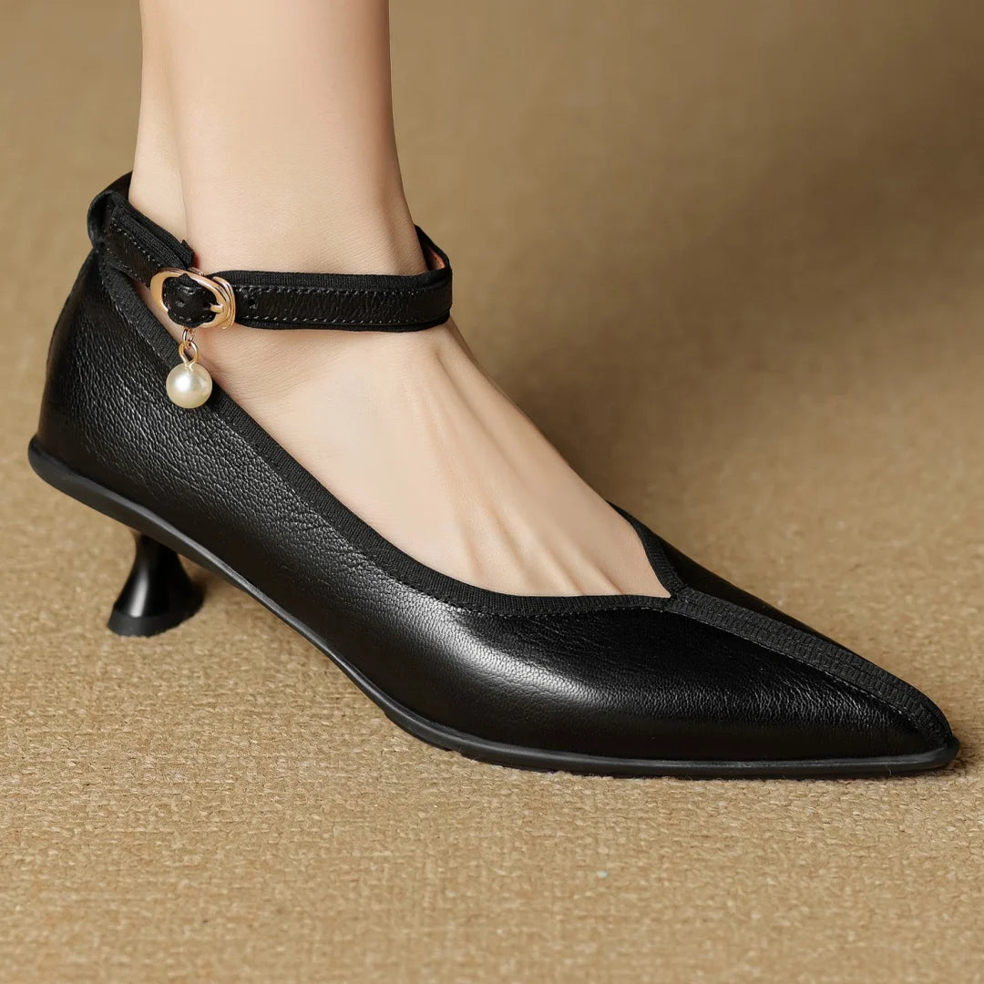 BELLARA GENUINE LEATHER HEELS