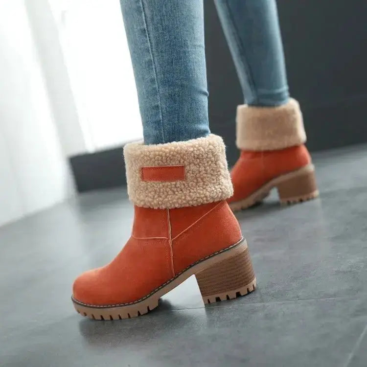 VENZO FLEECE ANKLE BOOTS