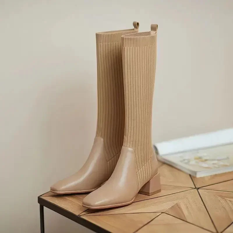 MONTREUIL KNIT BOOTS