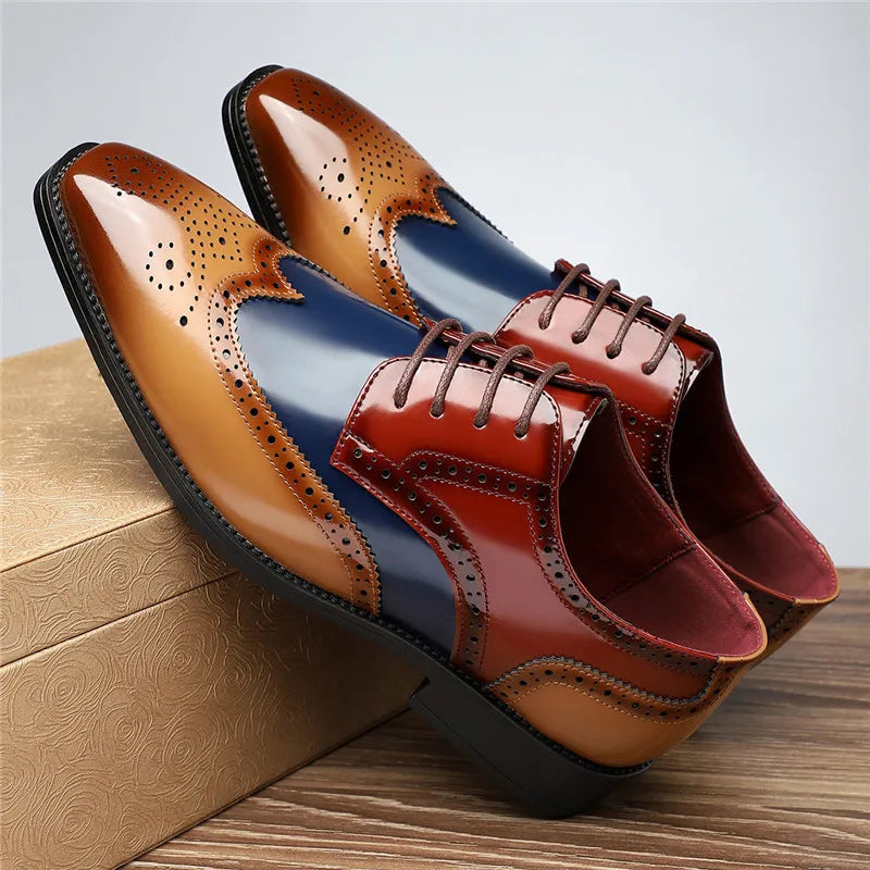 ALDRIDGE GENUINE LEATHER OXFORDS