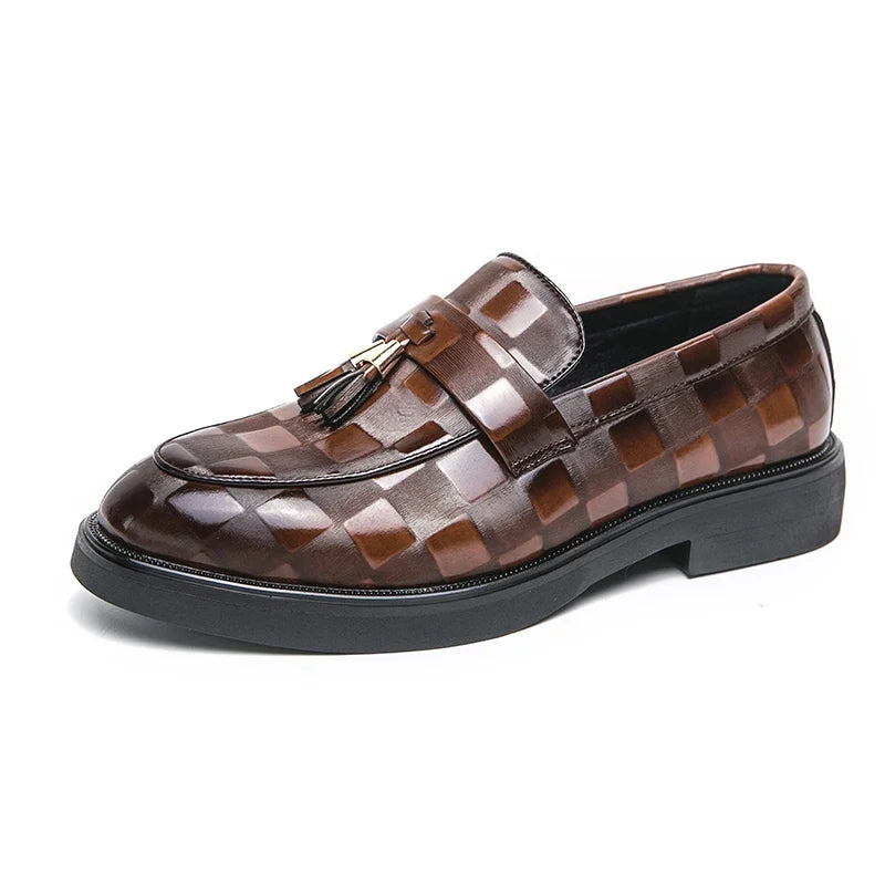Lorenzo loafers i äkta läder