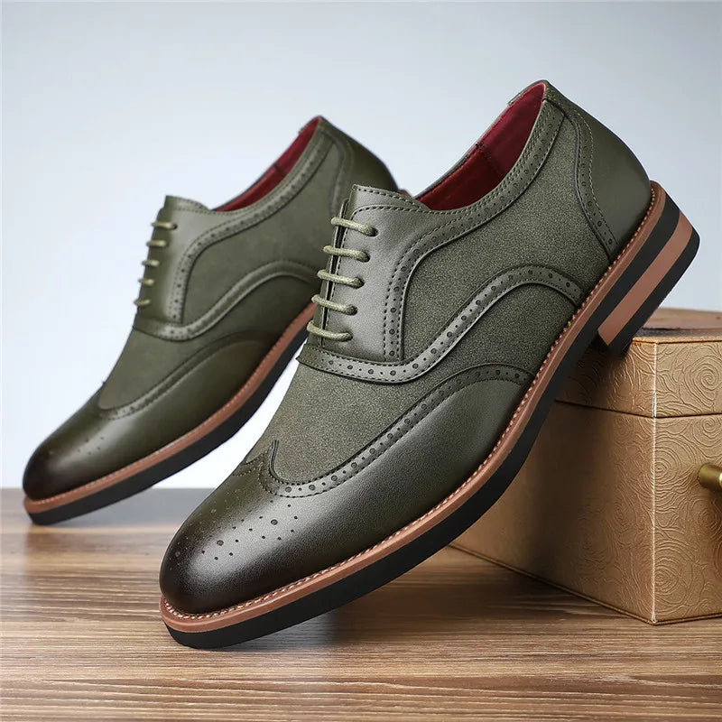 Oxford Larvik in vera pelle