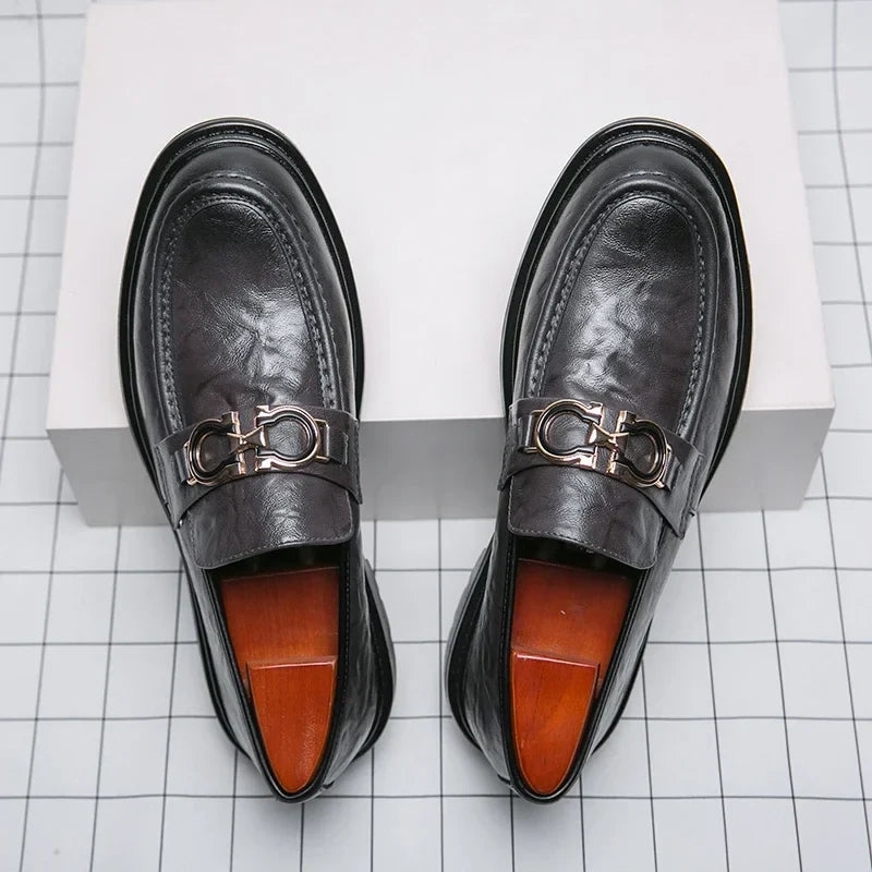 Mocassins Wilbur em pele