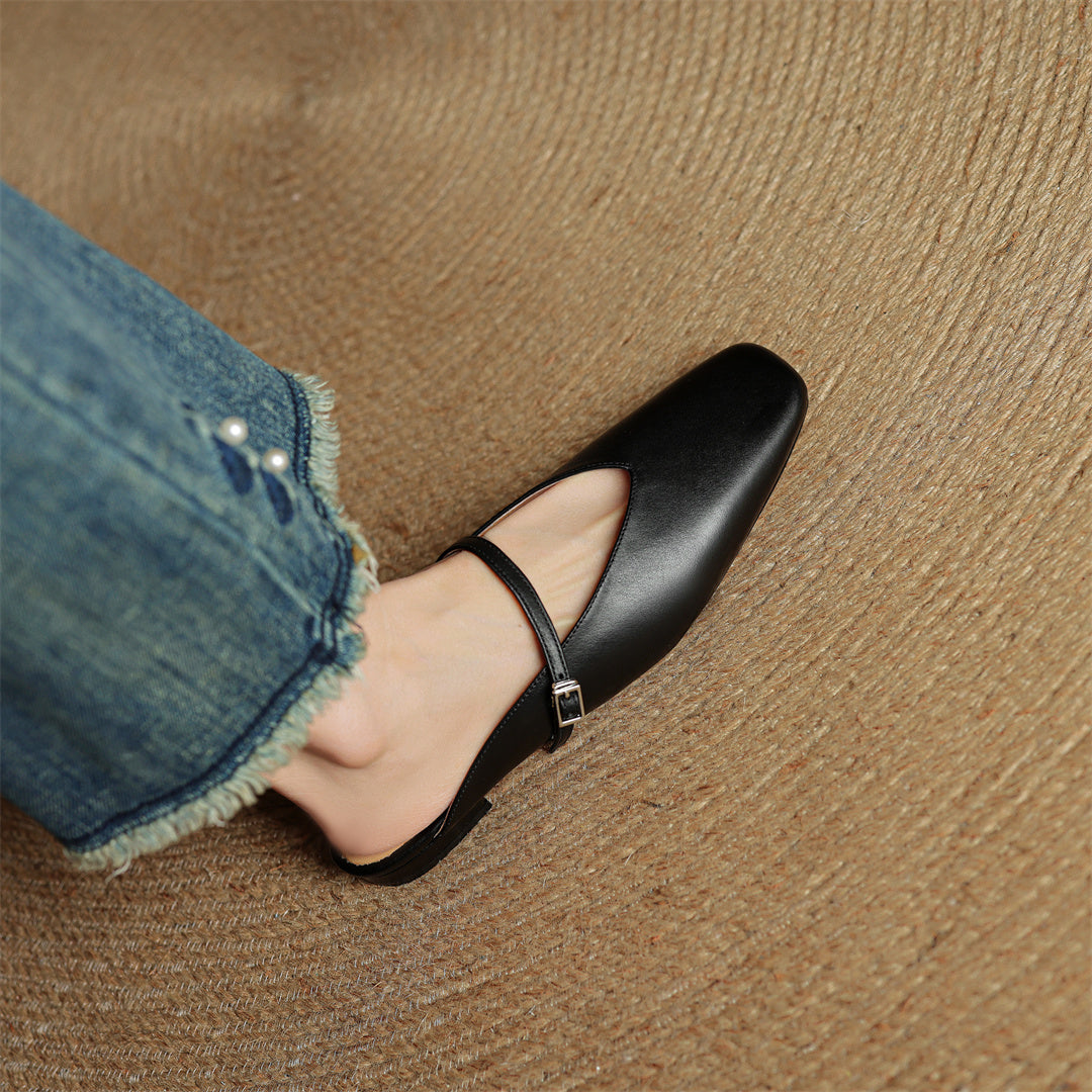 Mules Miral in vera pelle
