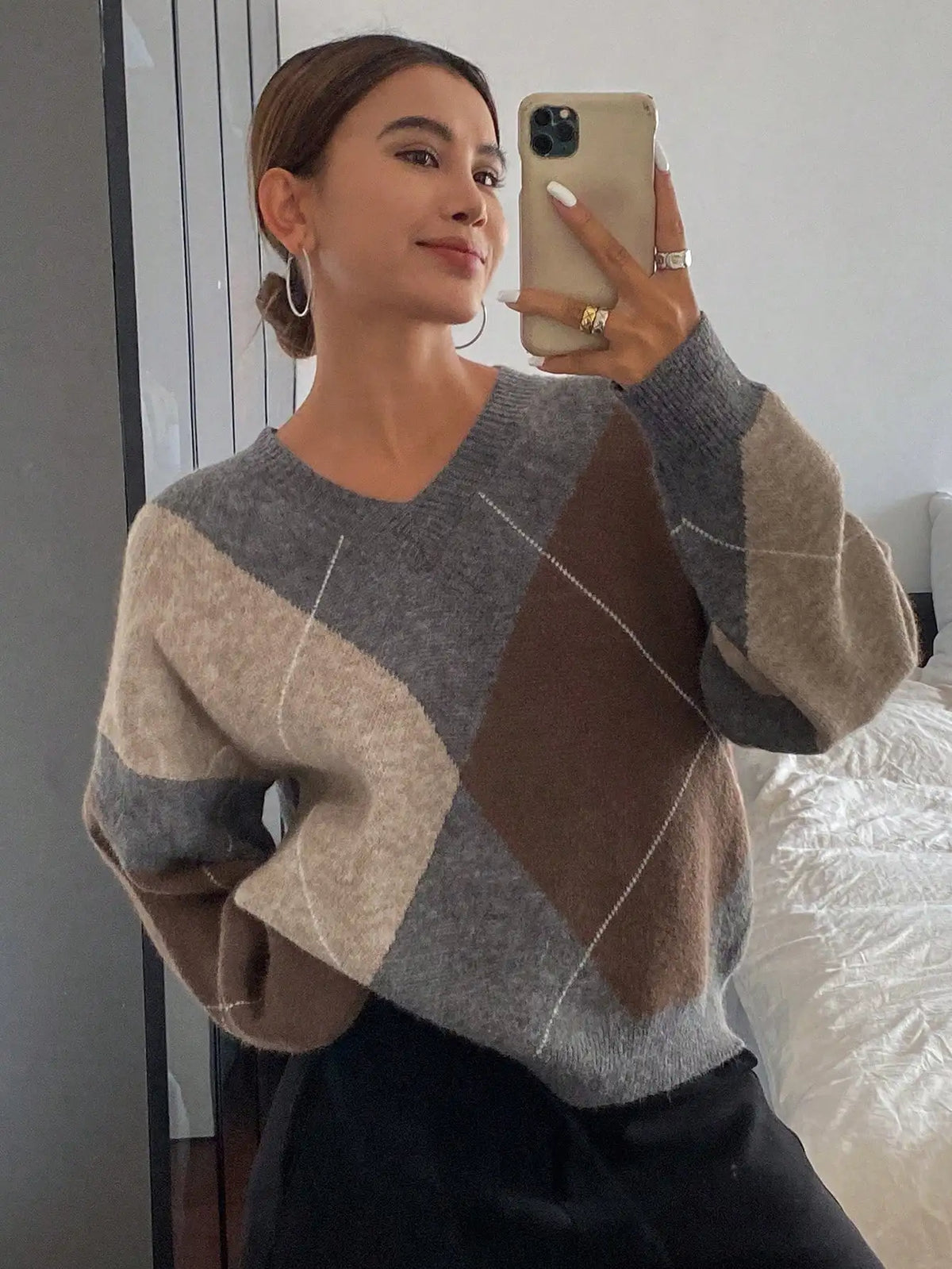 LENORA COLOURBLOCK SWEATER
