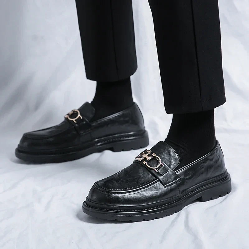 Mocassins Wilbur em pele