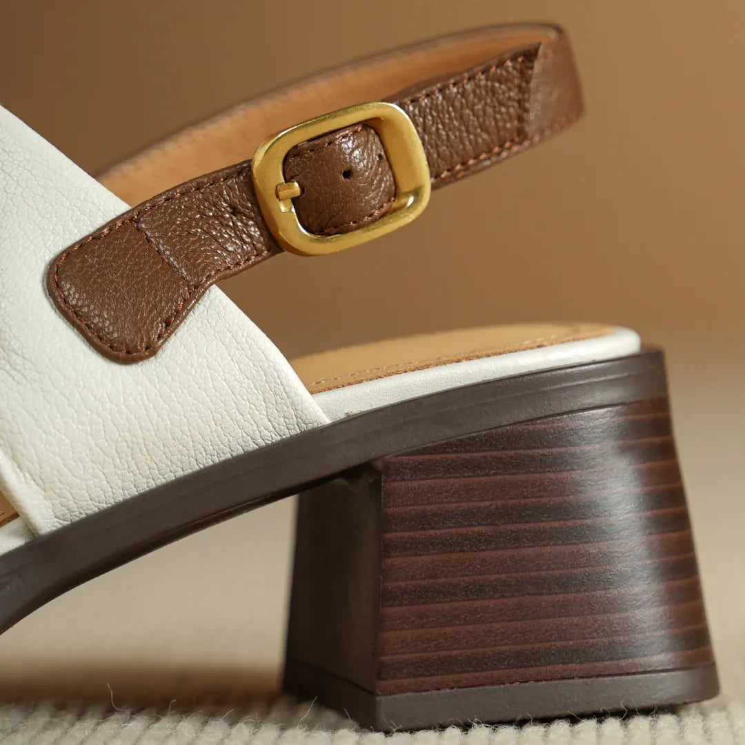 Maeve-sandaler i läder