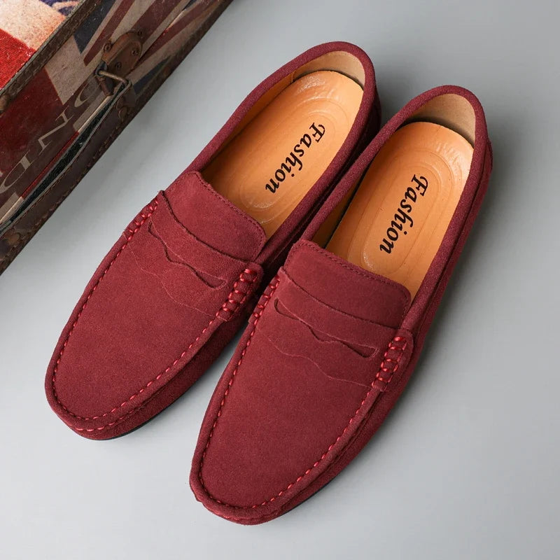 Mocassins Gildron em Camurça Genuína
