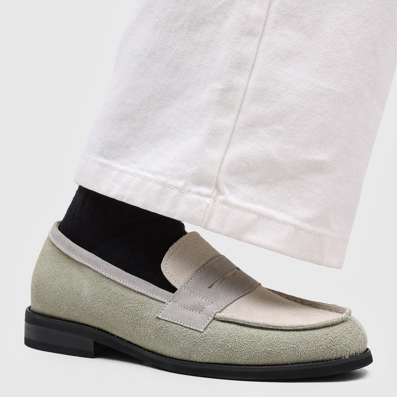 Milan Penny Loafers i Koaskinnsmocka