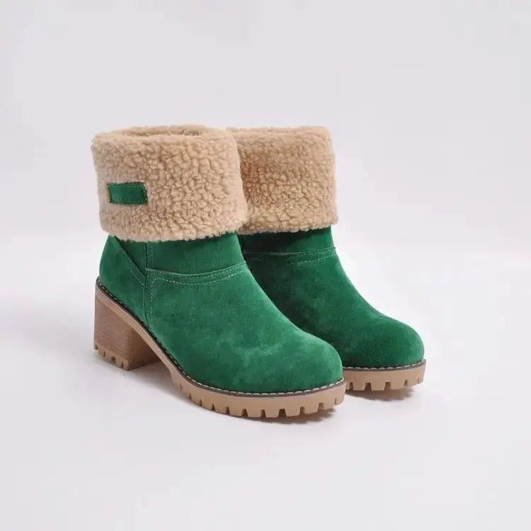 VENZO FLEECE ANKLE BOOTS