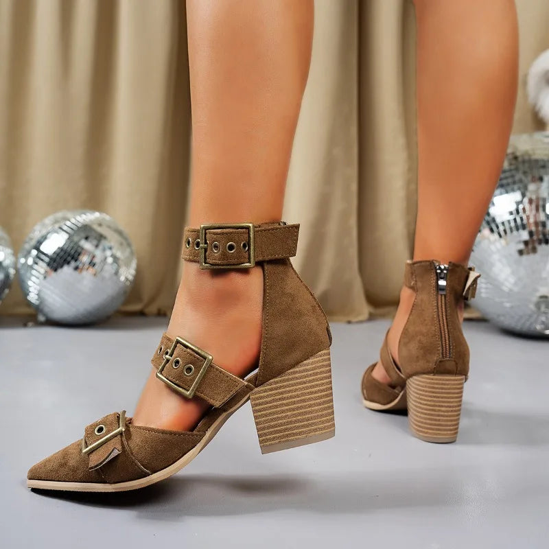 RAVYN RAE SUEDE HEELS