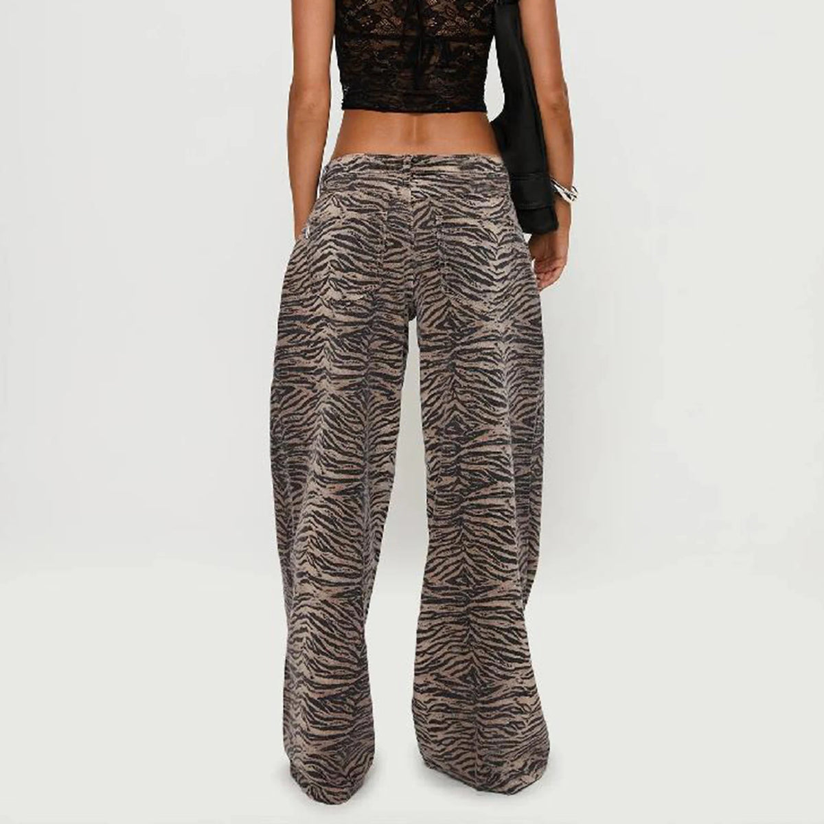 SIBYLLE ANIMAL-PRINT JEANS