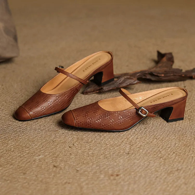 Mules Berla in vera pelle