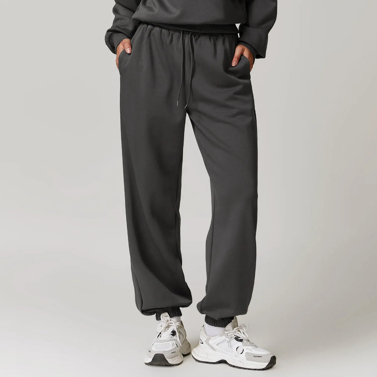 Violetta bomullsjoggers