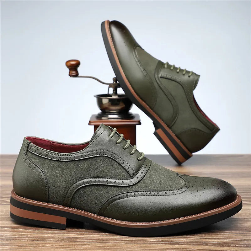 Oxford Larvik in vera pelle