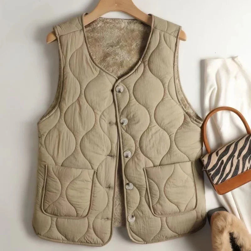 Gilet Reversibile con Ciondoli