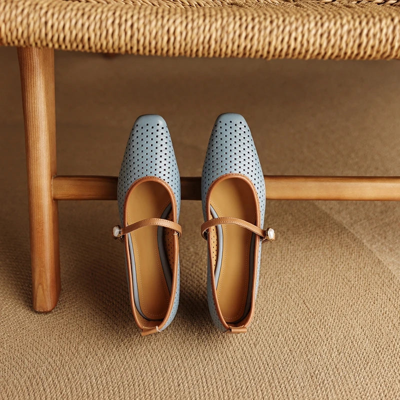 RAIKA GENUINE LEATHER MARY JANES