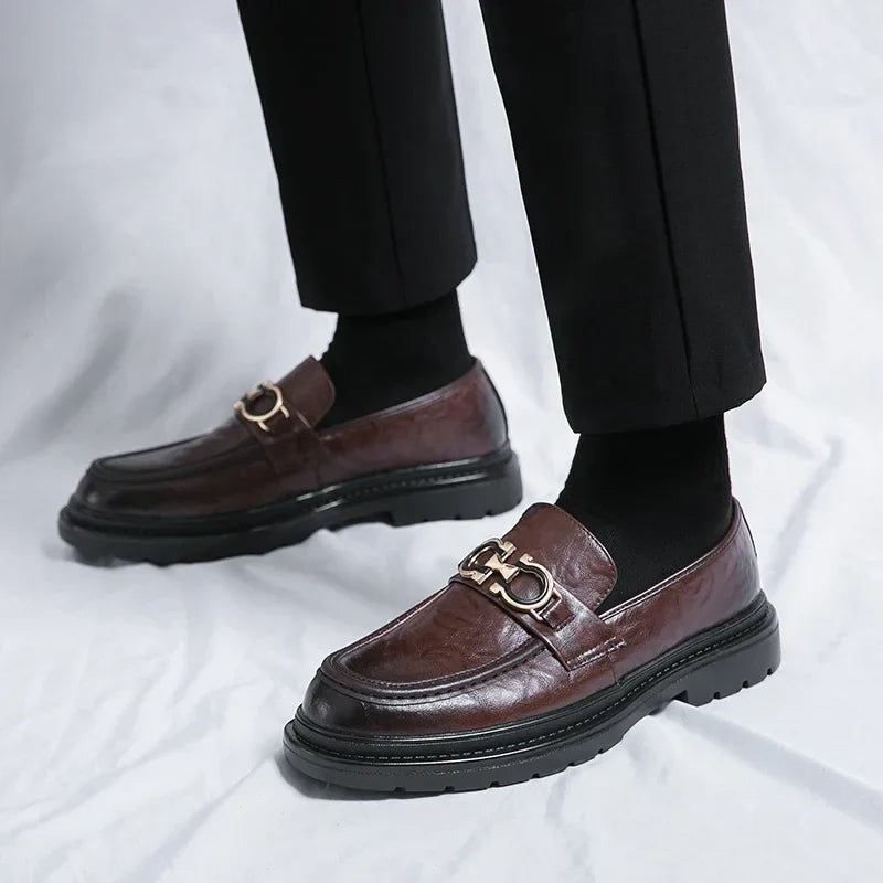 Mocassins Wilbur em pele