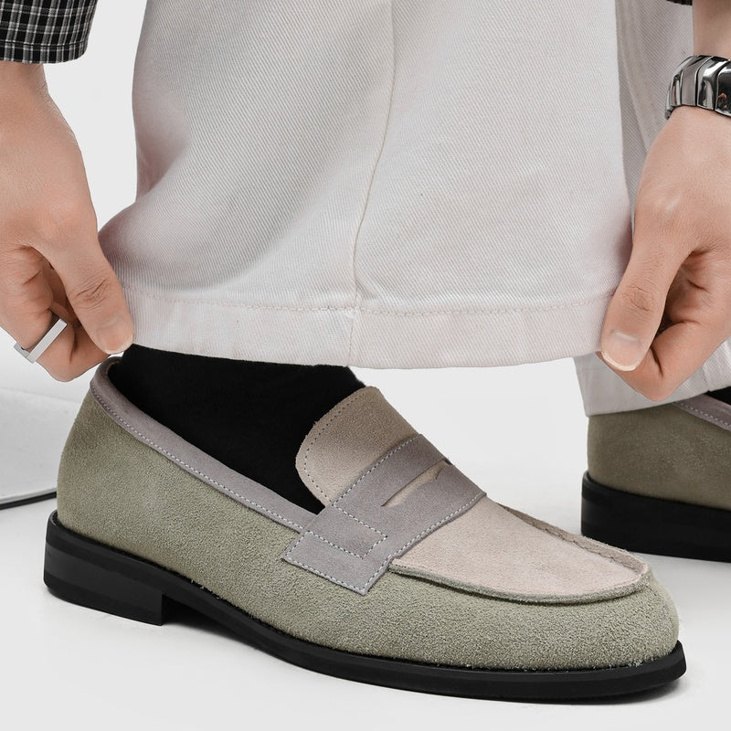 Milan Penny Loafers i Koaskinnsmocka