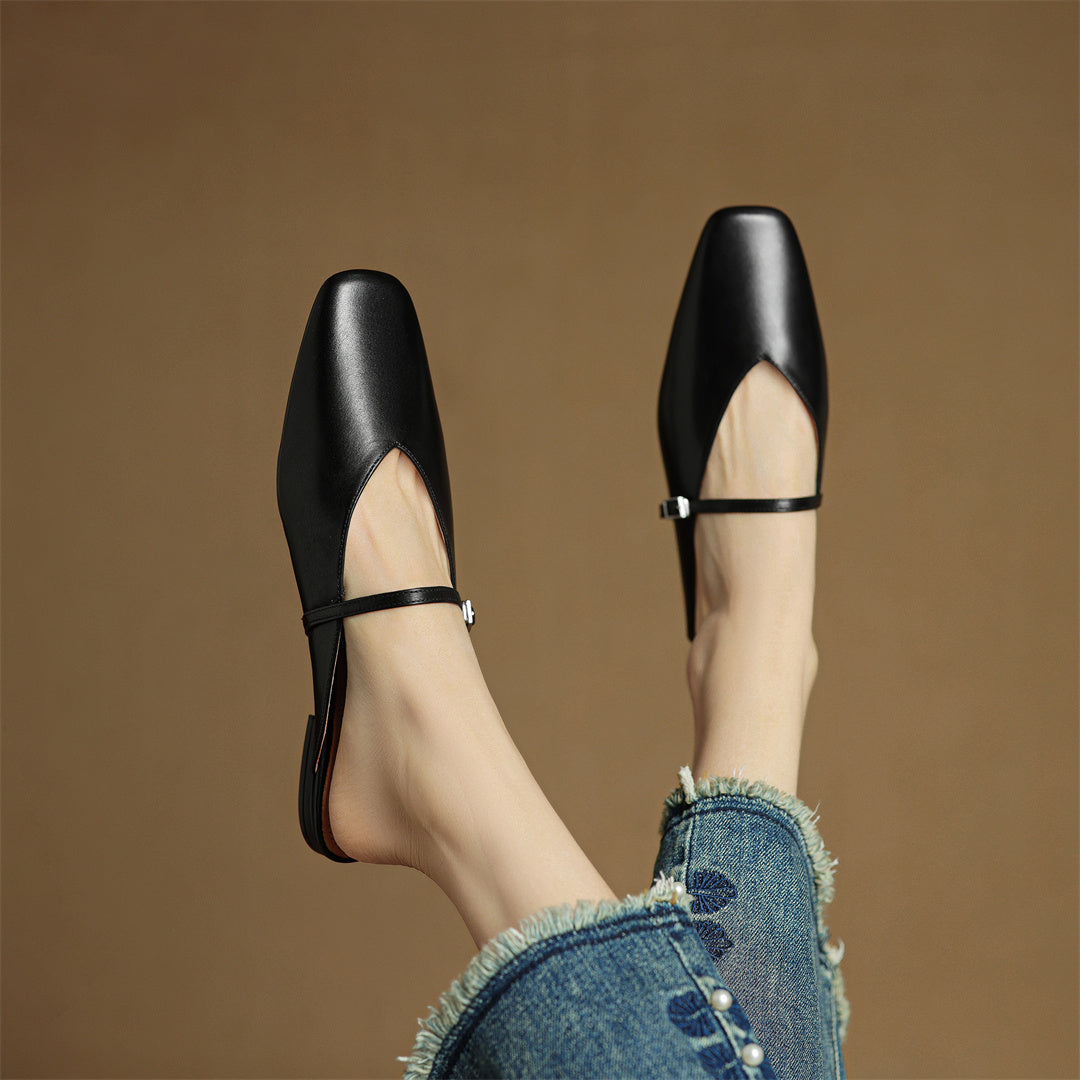 Mules Miral in vera pelle