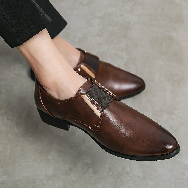 Zapatos de cuero genuino Pedro