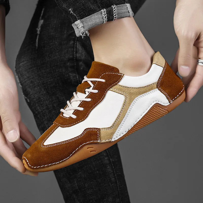 Wildleder-Gummi-Sneaker