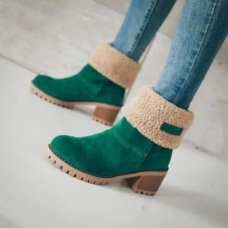 VENZO FLEECE ANKLE BOOTS