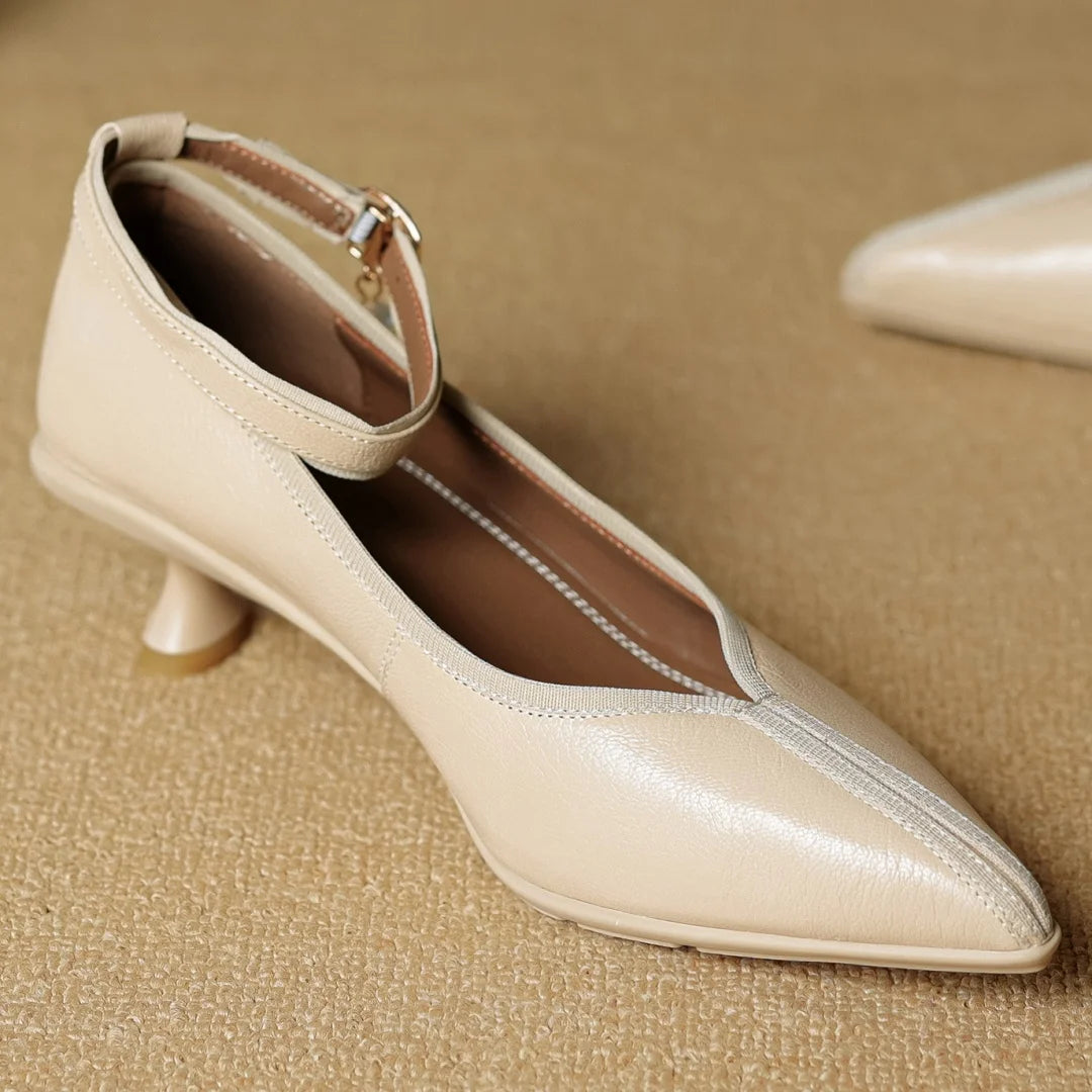 BELLARA GENUINE LEATHER HEELS