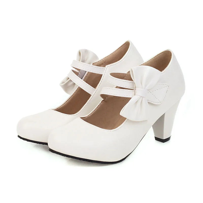 BELLA BOW HEELS