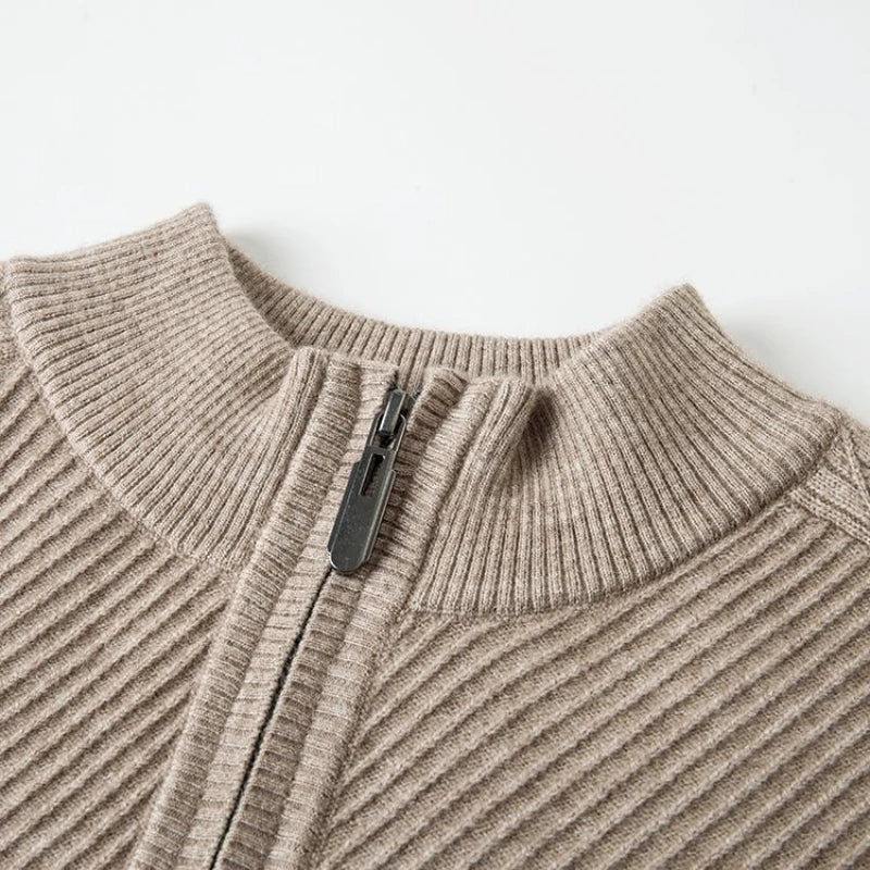 Polaire col zippé