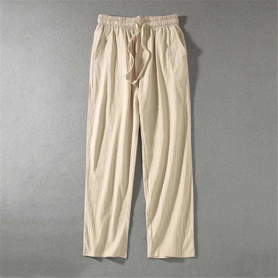 Pantaloni in lino Leo