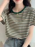 Camisa de Algodão às Riscas Joslyn