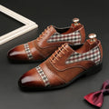 EVANDER CHECK OXFORDS