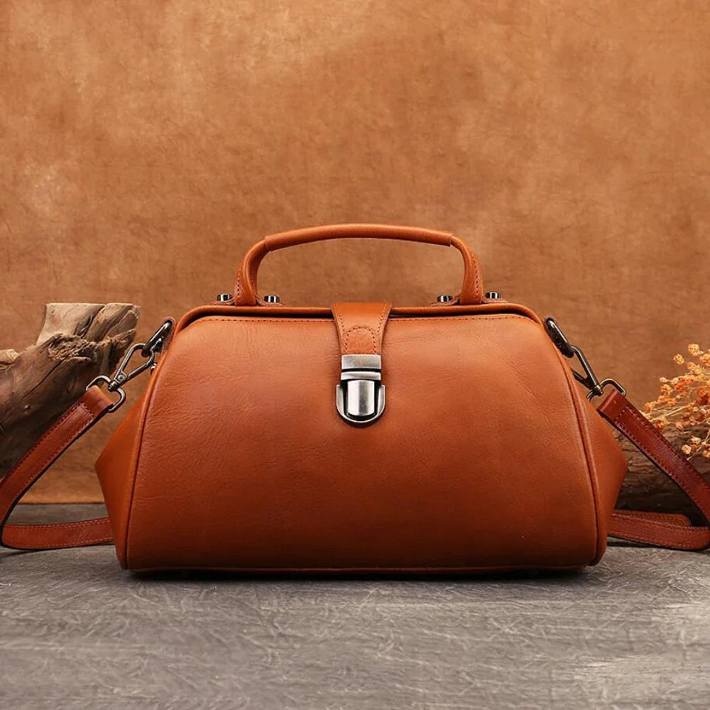 Amelie Echtlederhandtasche