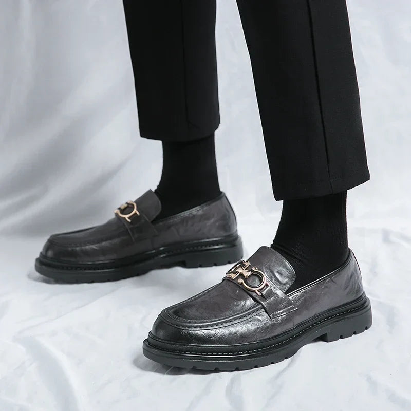 Mocassins Wilbur em pele