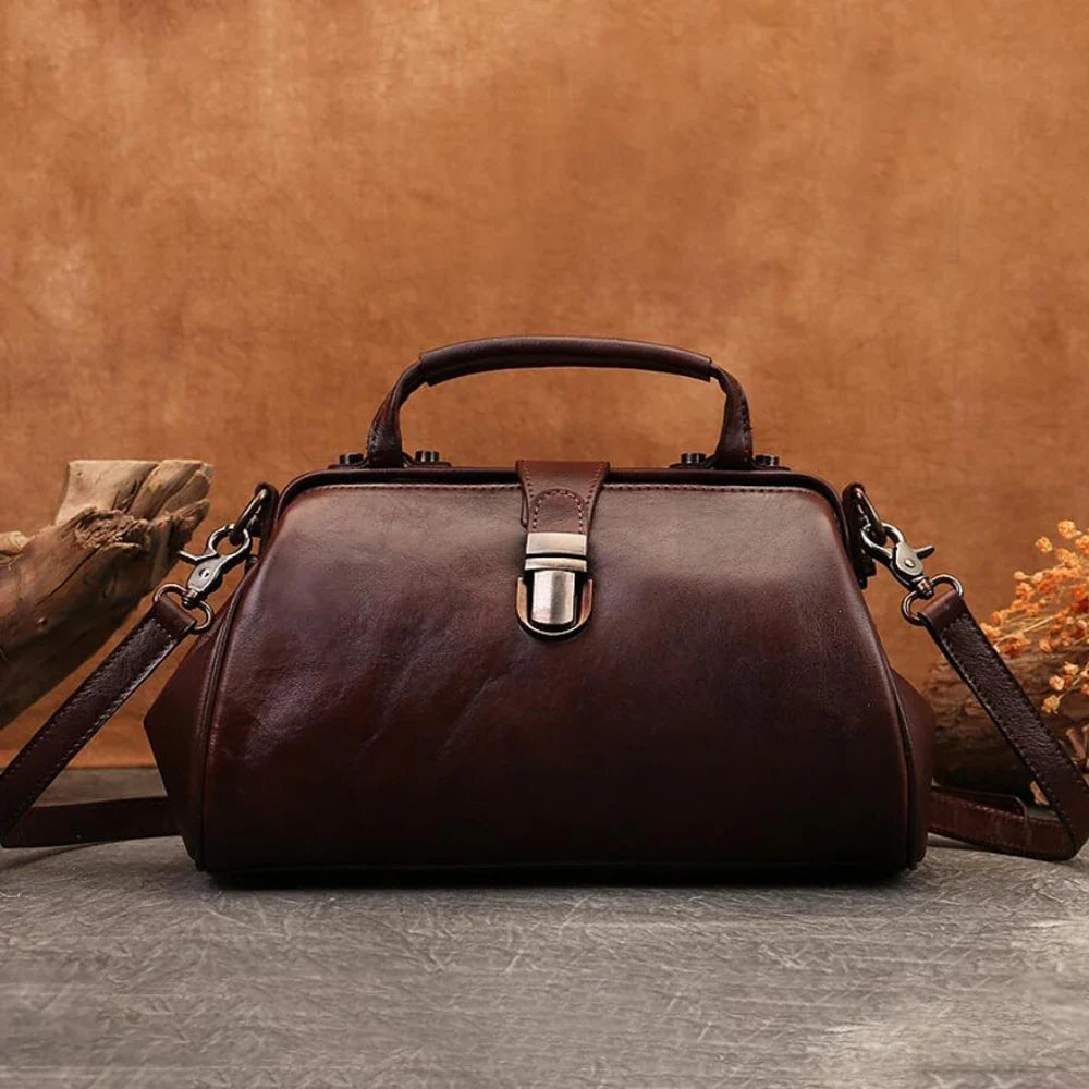 Amelie Echtlederhandtasche