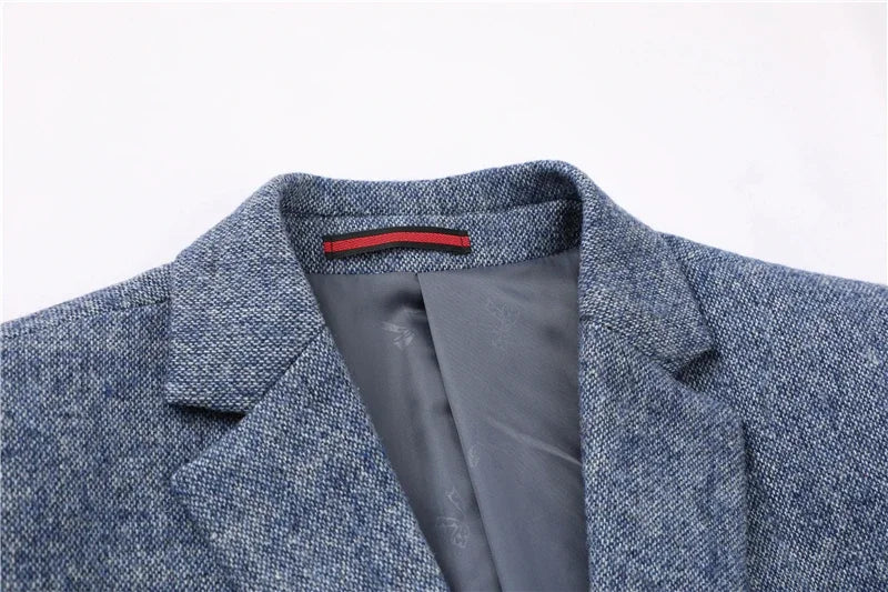 Blazer slim fit in lana
