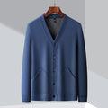 Cardigan classico con scollo a V
