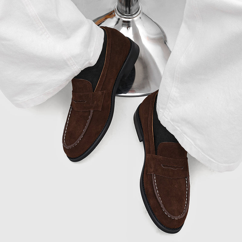 Milan Penny Loafers i Koaskinnsmocka