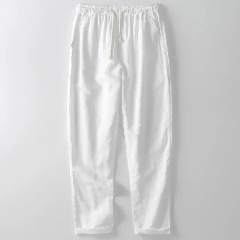Pantalon en lin Stefano