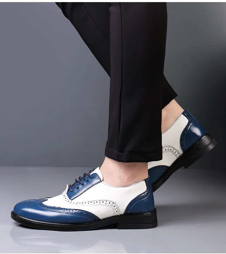 LUCAN TWO-TONE BROGUES