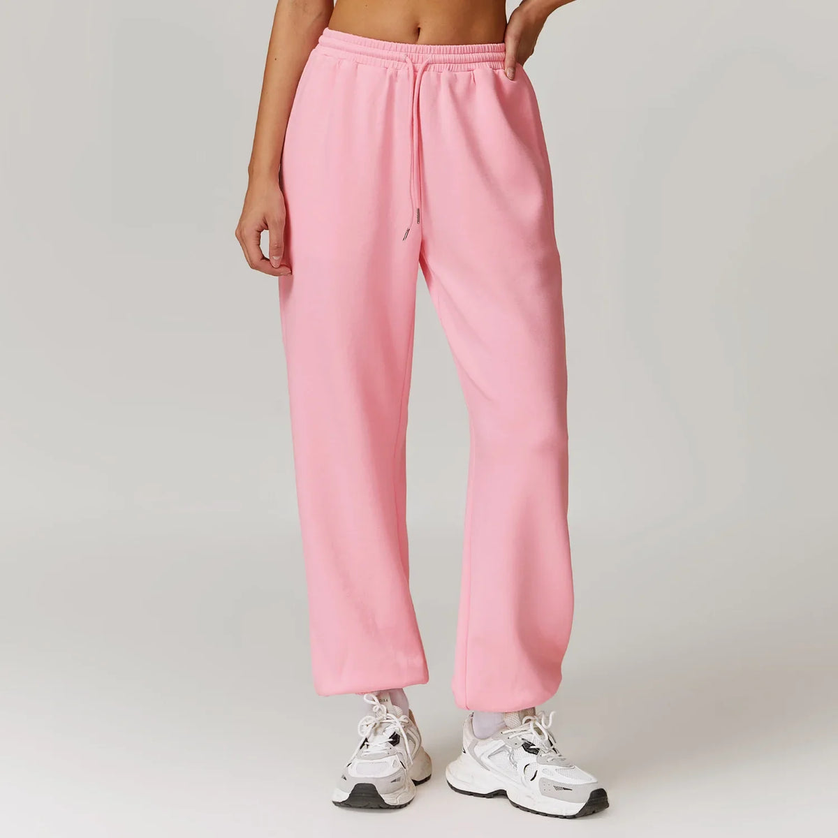 Violetta bomullsjoggers