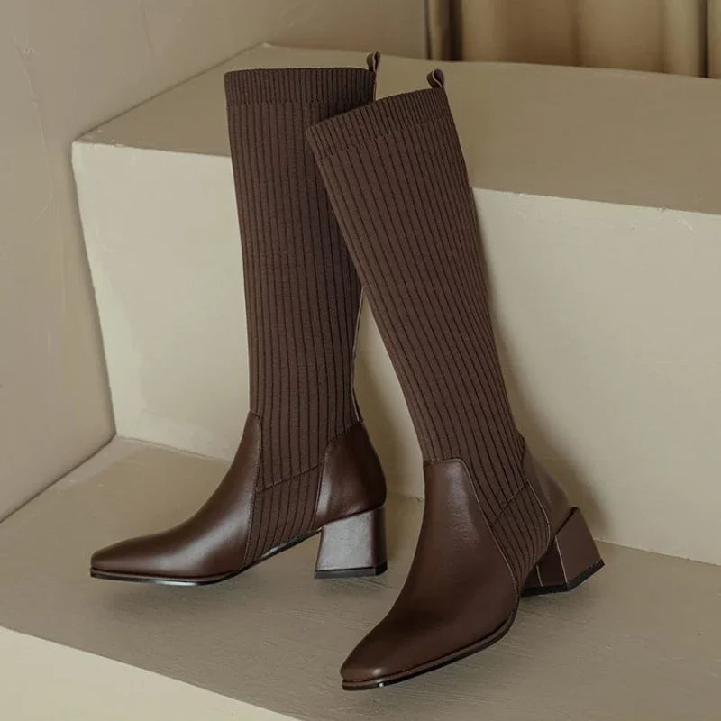 MONTREUIL KNIT BOOTS