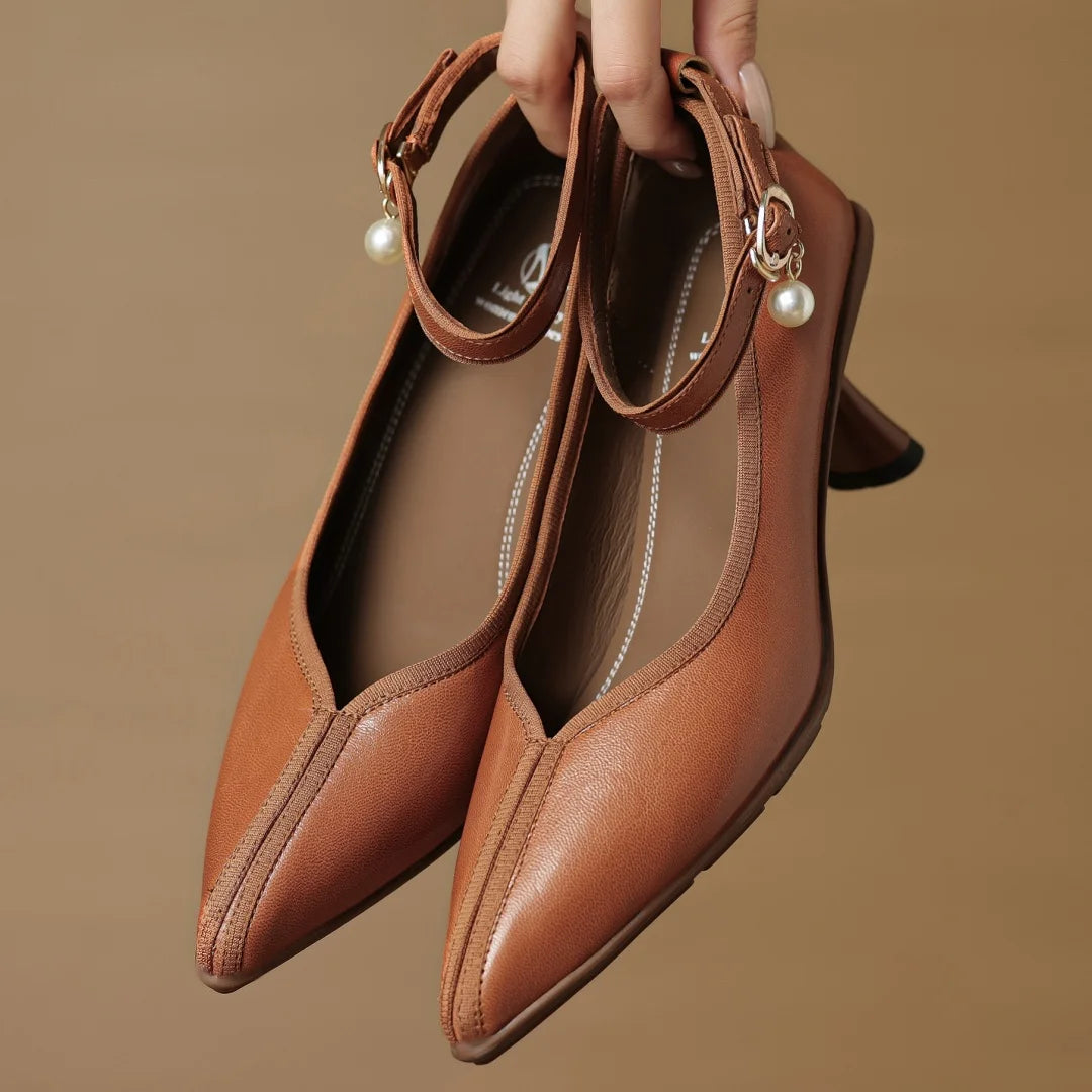 BELLARA GENUINE LEATHER HEELS