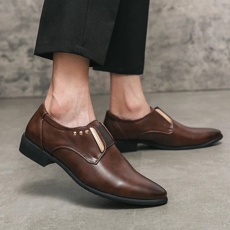 Zapatos de cuero genuino Pedro