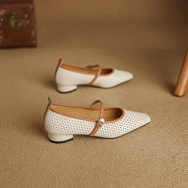 RAIKA GENUINE LEATHER MARY JANES