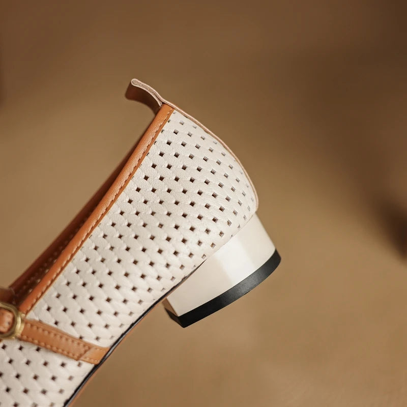 RAIKA GENUINE LEATHER MARY JANES