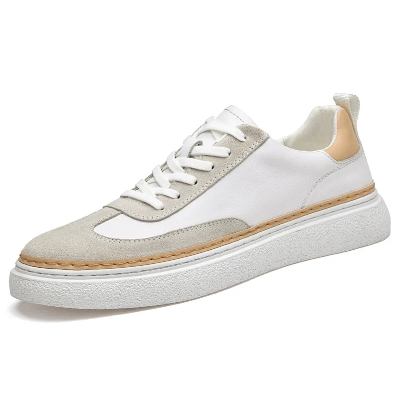 Belmont sneakers i ægte læder