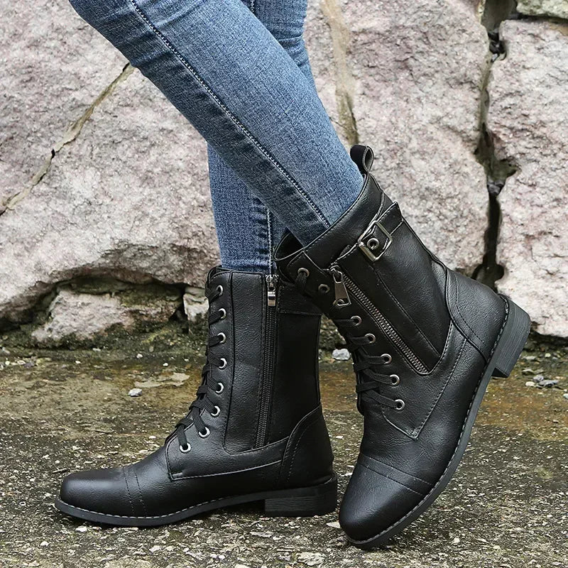 RAVYN ROGUE BUCKLE BOOTS