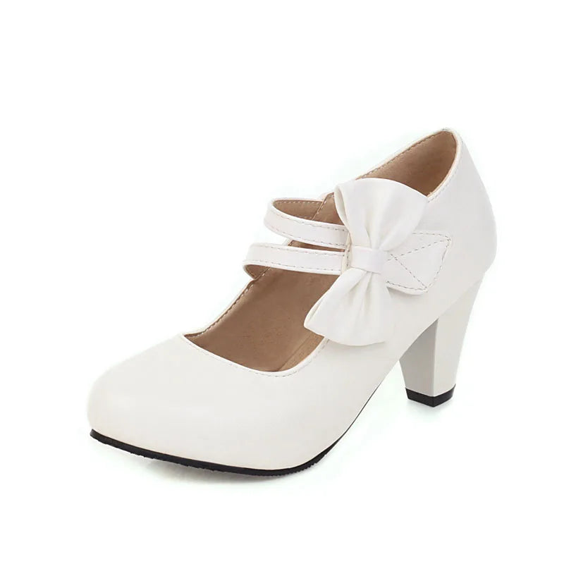 BELLA BOW HEELS